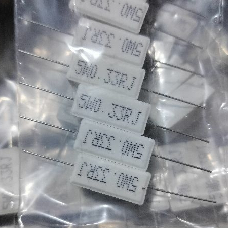 10pcs RESISTOR 0,33/5WAT R KAPUR 0,33/5WAT