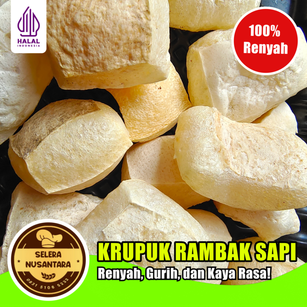 

Kerupuk Rambak Sapi – Renyah, Gurih, dan Kaya Rasa!