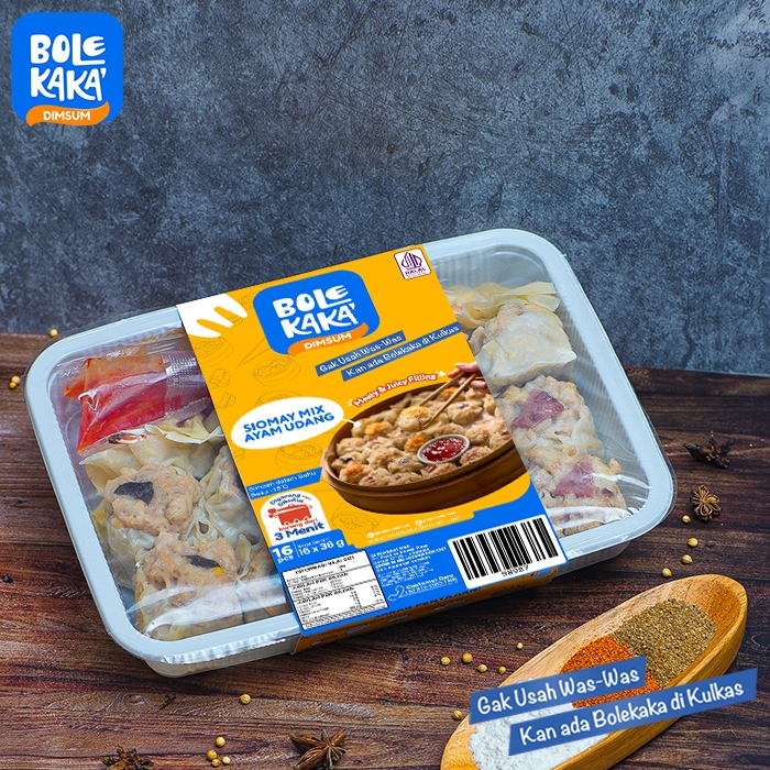 

Bolekaka Dimsum Siomay Mix Ayam Udang isi 16 pcs/ Dimsum MIX