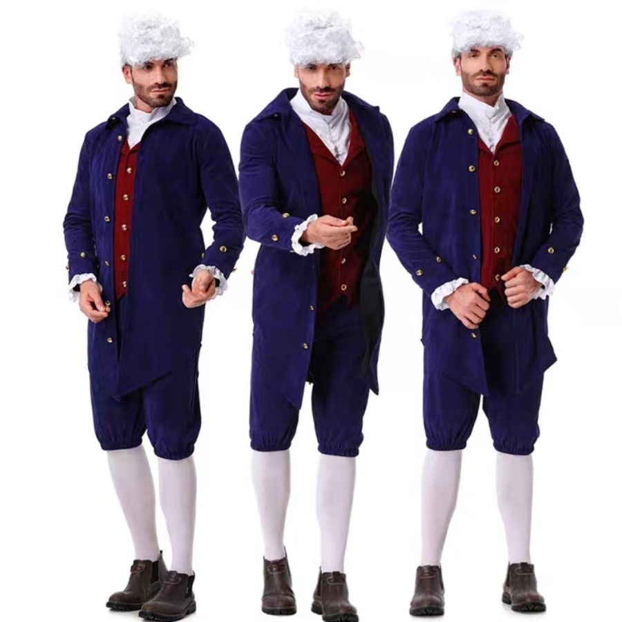 European England Man William Shakespeare Halloween Costume Pria Man Costume Halloween Pria Dewasa Er