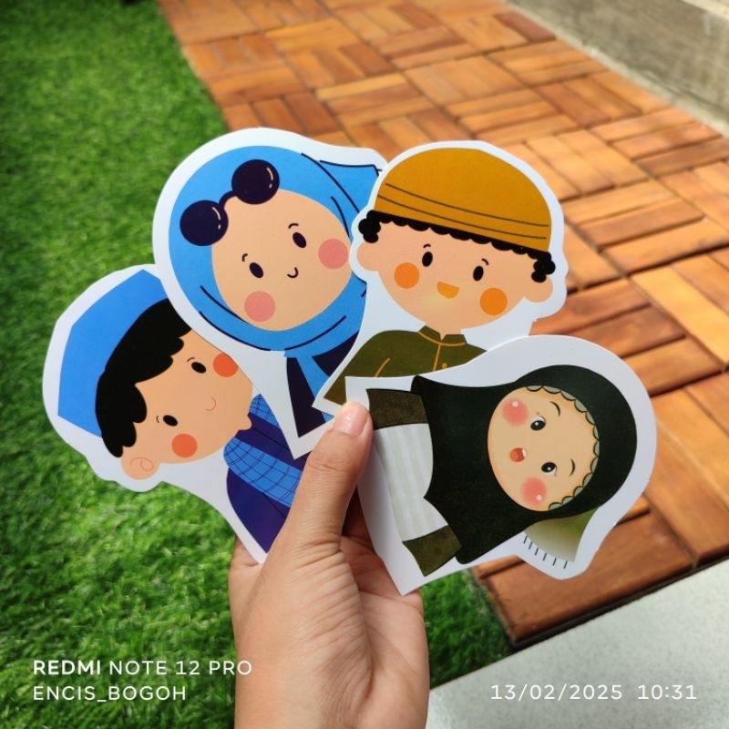 

5 PCS-AMPLOP 3D 1 SISI KARAKTER LUCU GEMOY SIAP PAKAI