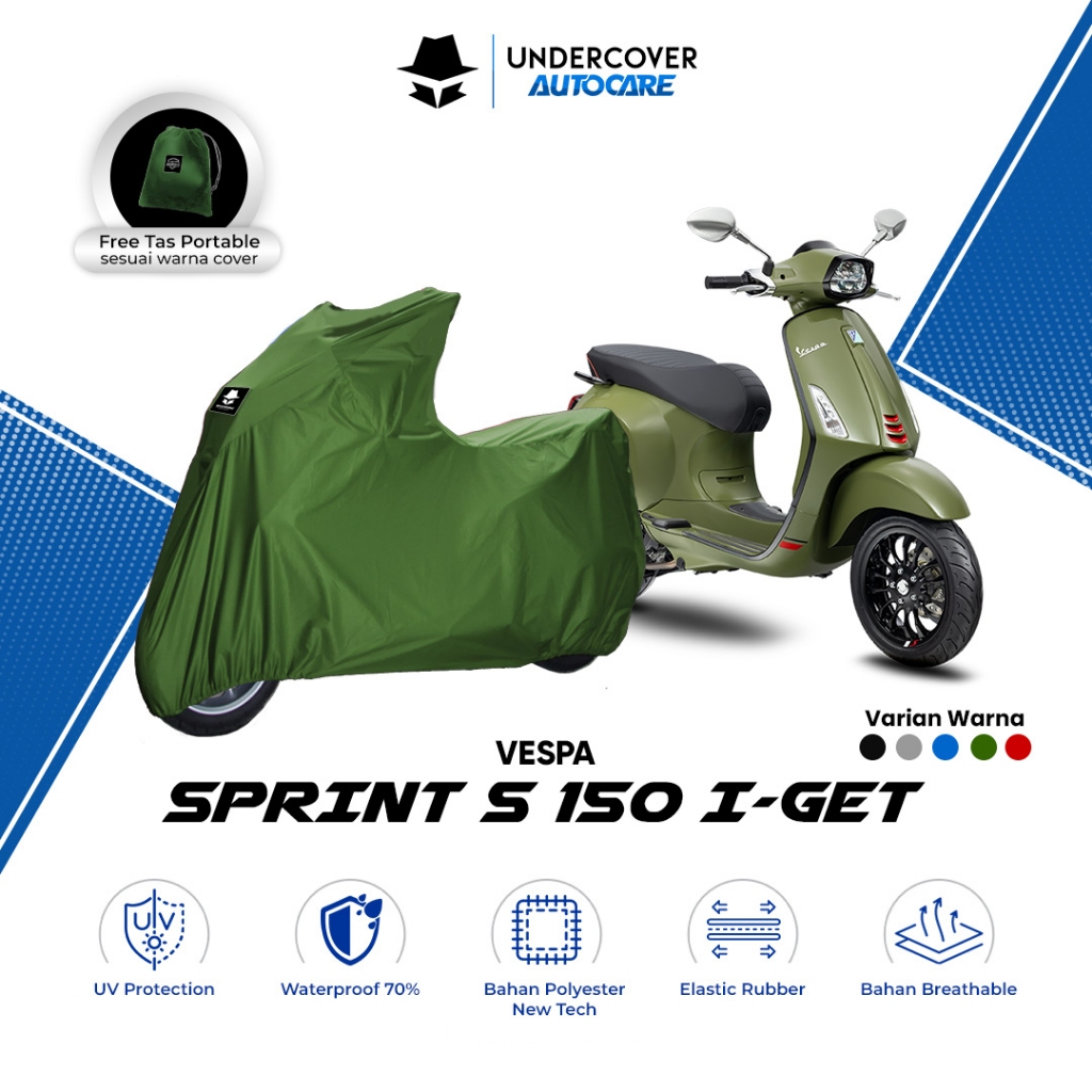 Undercover Autocare - Cover Motor Vespa Sprint S 150 I-Get Reguler