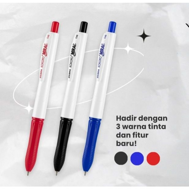 

Stationery Haul- Pulpen/Pen/Bulpen/Ballpoint Kokoro Mirai 0.48mm - SATUAN