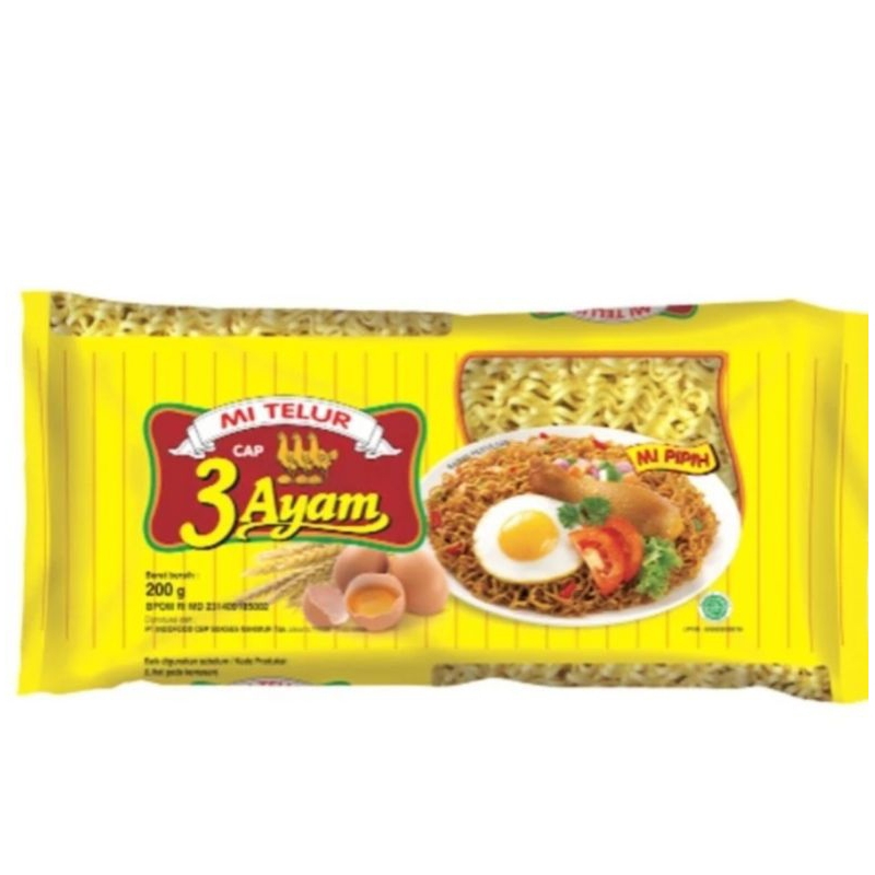 

mie telor cap 3 ayam kuning 200g