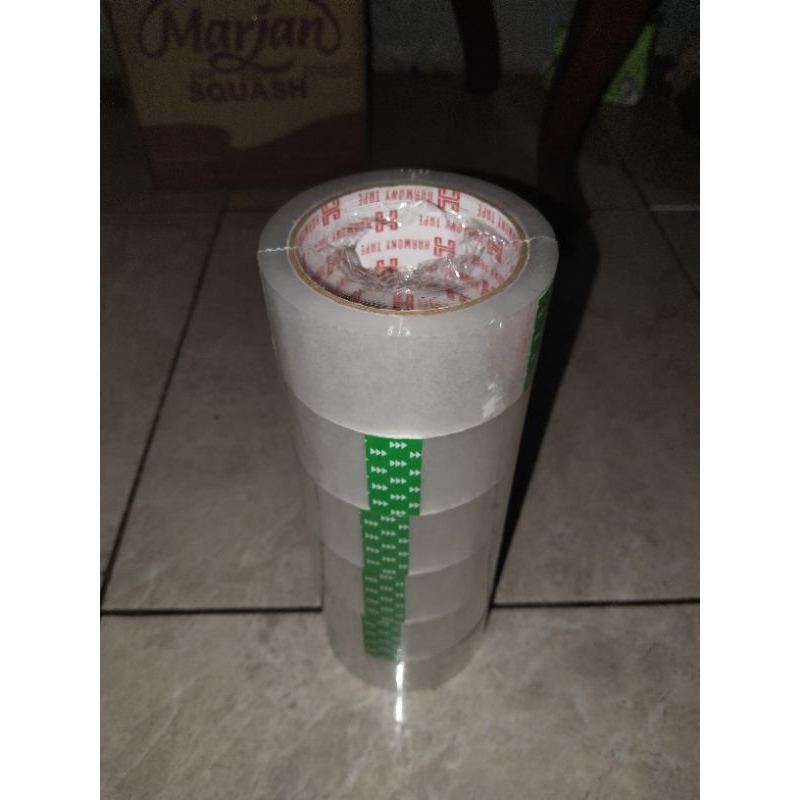

lakban bening harmony 100yard 1 slop (6 pcs)