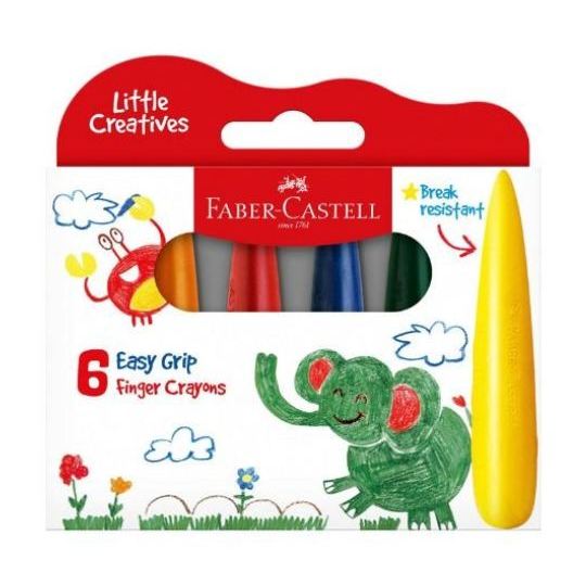

Faber-Castell Easy Grip Finger Crayons 122606