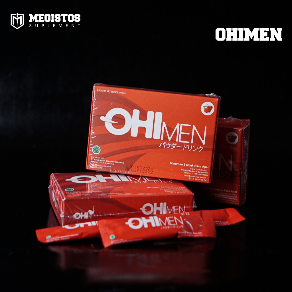Ohimen Original 1 box (5 Sachet ) Suplemen Herbal Pria