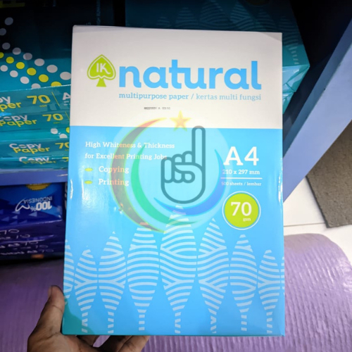 

KERTAS HVS 70GSM A4 NATURAL