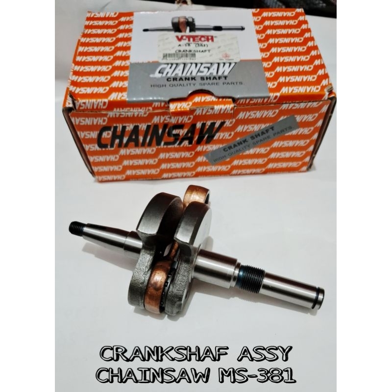Crankshaf assy chainsaw kecil type 381 kur as senso 381
