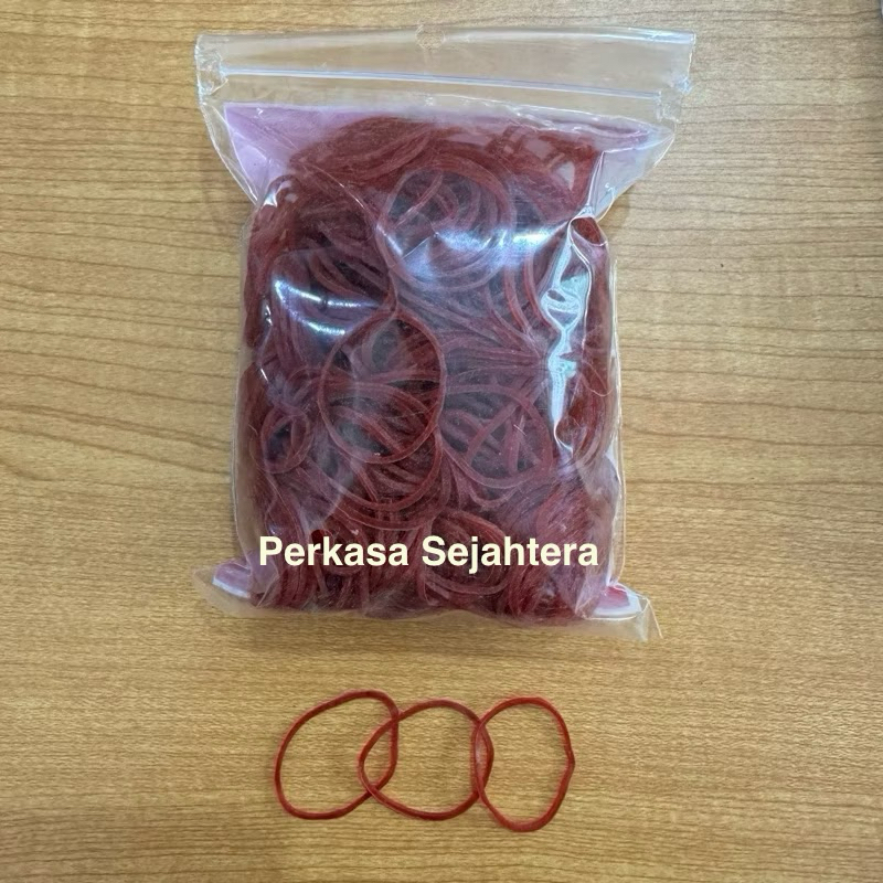 

Karet Gelang Sayur MERAH KUNING KECIL 100gr Per Pak
