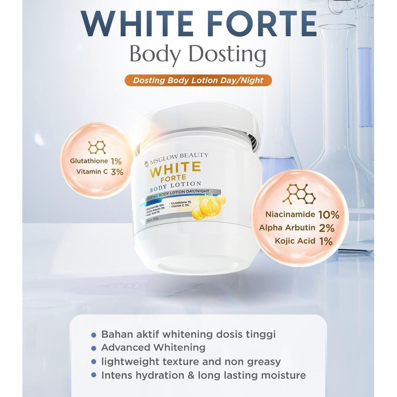 White Forte Body Lotion (Dosting Body Lotion Day/Night)