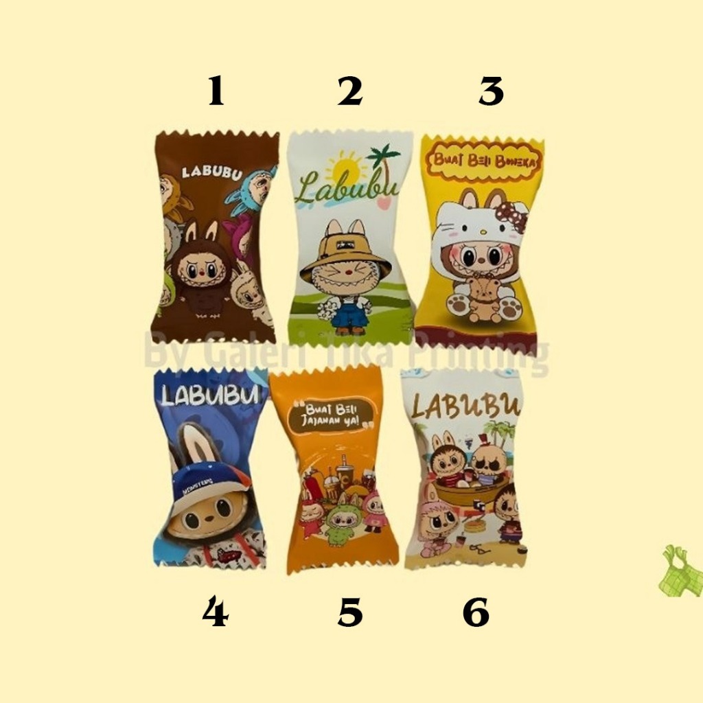 

Amplop Permen Idul Fitri Series Labubu isi 5 PCS
