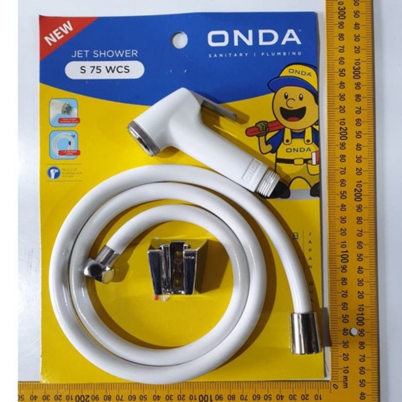 Semprotan cebok WC Onda,toilet jet shower Onda,jet shower kloset,semprotan kloset jet shower Onda,bi