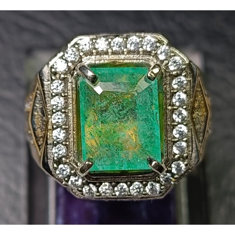 Natural jamrud colombia / emerald + memo