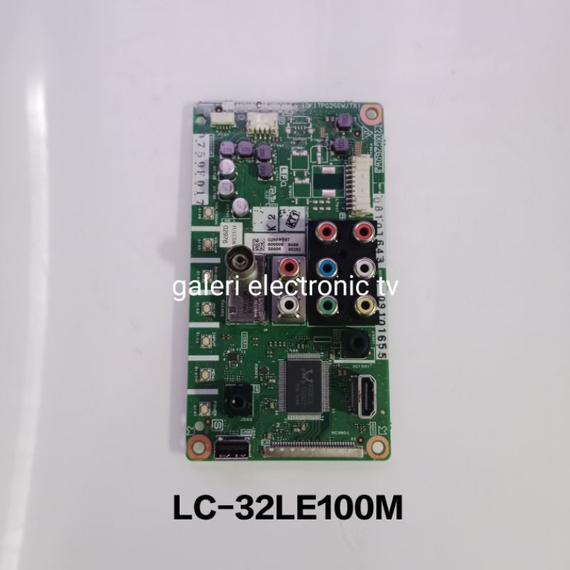 MB SHARP LC-32LE100M - MAINBOARD MOBO MOTHERBOARD MESIN TV SHARP LC-32LE100M
