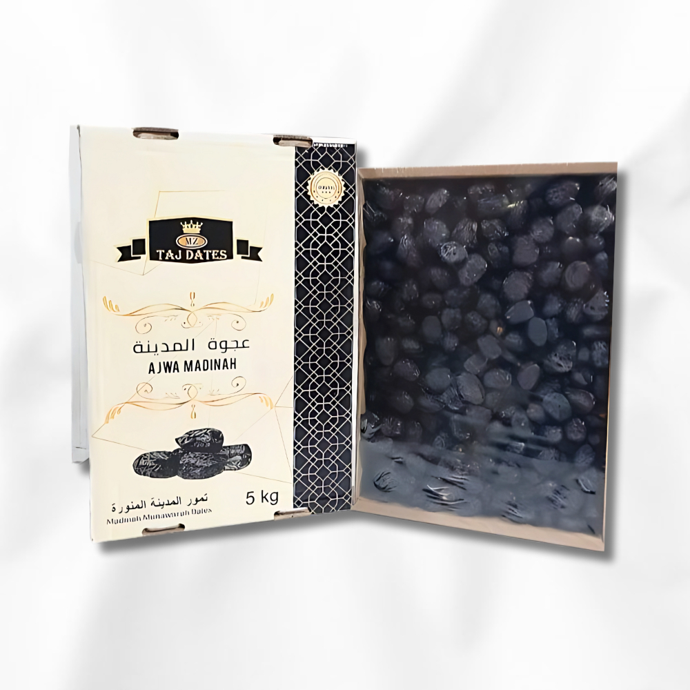 

Kurma Ajwa Madinah 5 Kg Taz Dates | 100% ORIGINAL korma qurma qorma khurma khorma dates kurma ajwa kurma nabi azwa ajawa