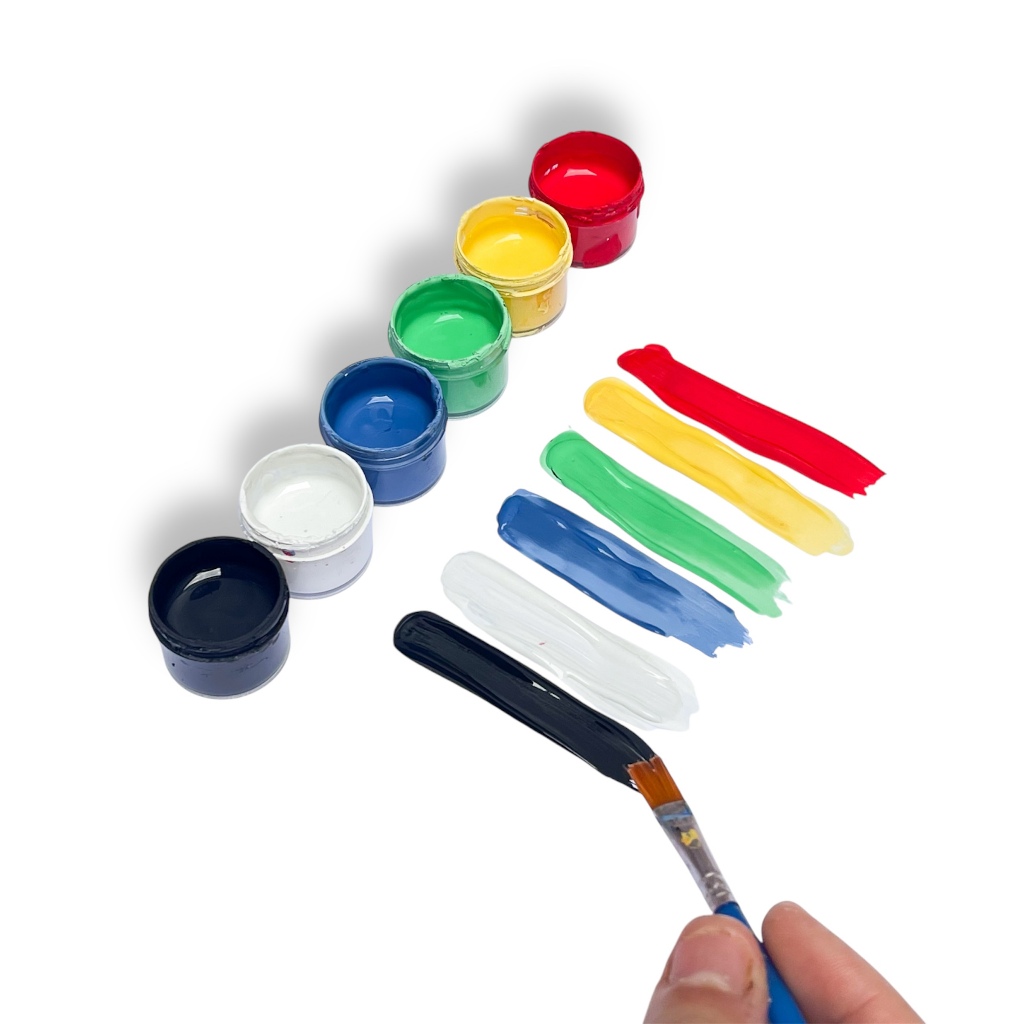 

Cat Akrilik set 6 warna cat lukis kanvas isi 10ml peralatan menggambar dan melukis