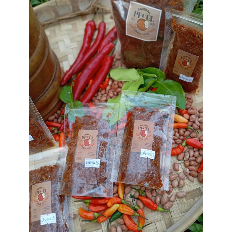 

SAMBAL PECEL TUMBUK JAWA, sambel pecel, sambel jawa, sambal jawa sambal pecel khas bumbu rempah jawa organik bahan pilihan 100 gram