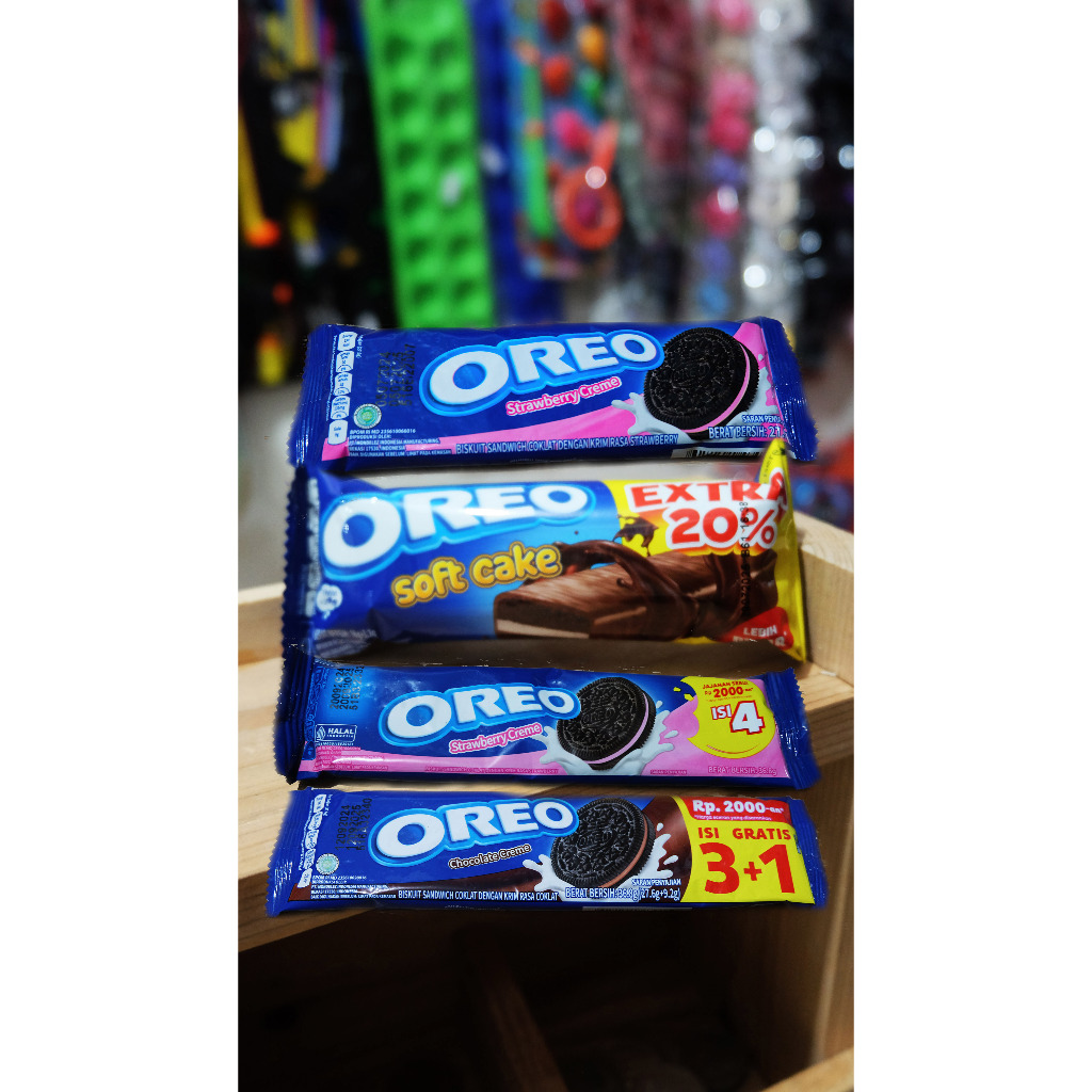 

Oreo varian rasa - biskuit dan bolu