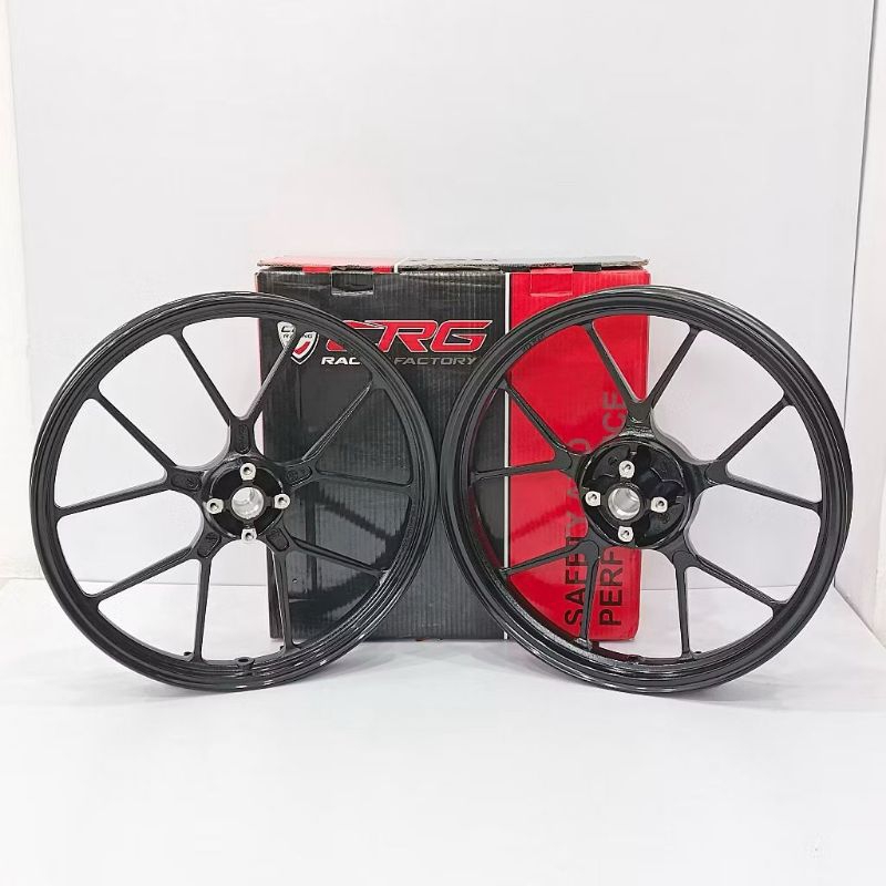VELG RACING CRG RACING FACTORY PALANG 6 & PALANG 10 THAILAND HITAM , BROWN RING 17 x 160 / 215 UNTUK