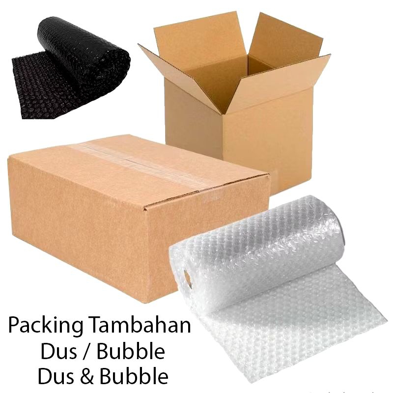 

(WAJIB ORDER) Packing tambahan Extra bubble wrap Extra kardus