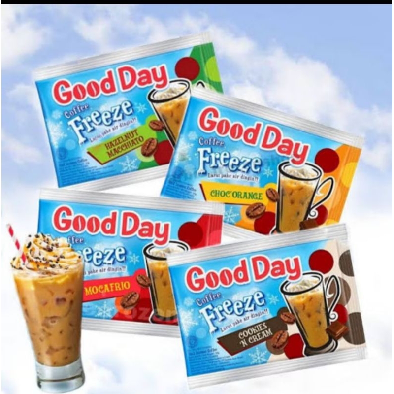 

good day freze mokafrio 1 renceng isi 10 pcs