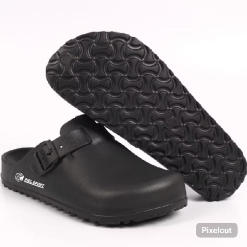 sepatu pria karet Eva sepatu sandal pria ukuran 39-45 anti slip tahan air nyaman empuk