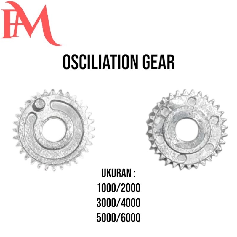 SPAREPART REEL OSCILIATION GEAR / SPAREPART PANCING