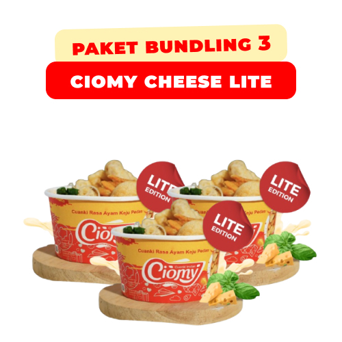 CIOMY - Bundling 3 Cuanki Cheese Cup Lite