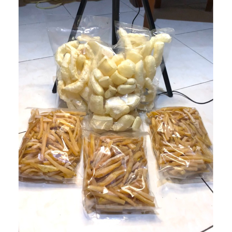 

PROMOO!!! KRUPUK/KERIPIK RAMBAK KULIT SAPI MENTAH 500gr