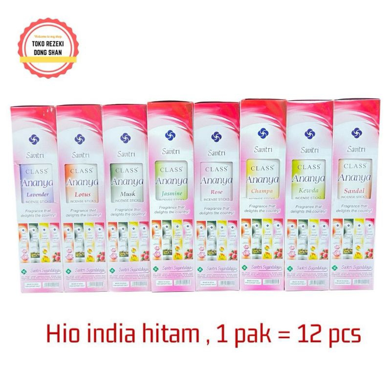 Hio Hitam India Savitri / kotak