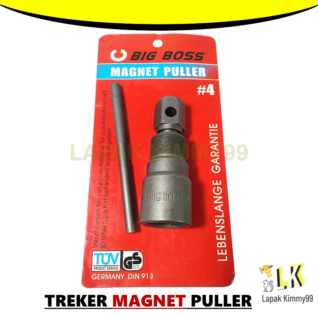 BIG BOSS NOMOR 4 TREKER MAGNET PULLER PELEPAS RUMAH MANGKOK MAGNET SEPEDA MOTOR