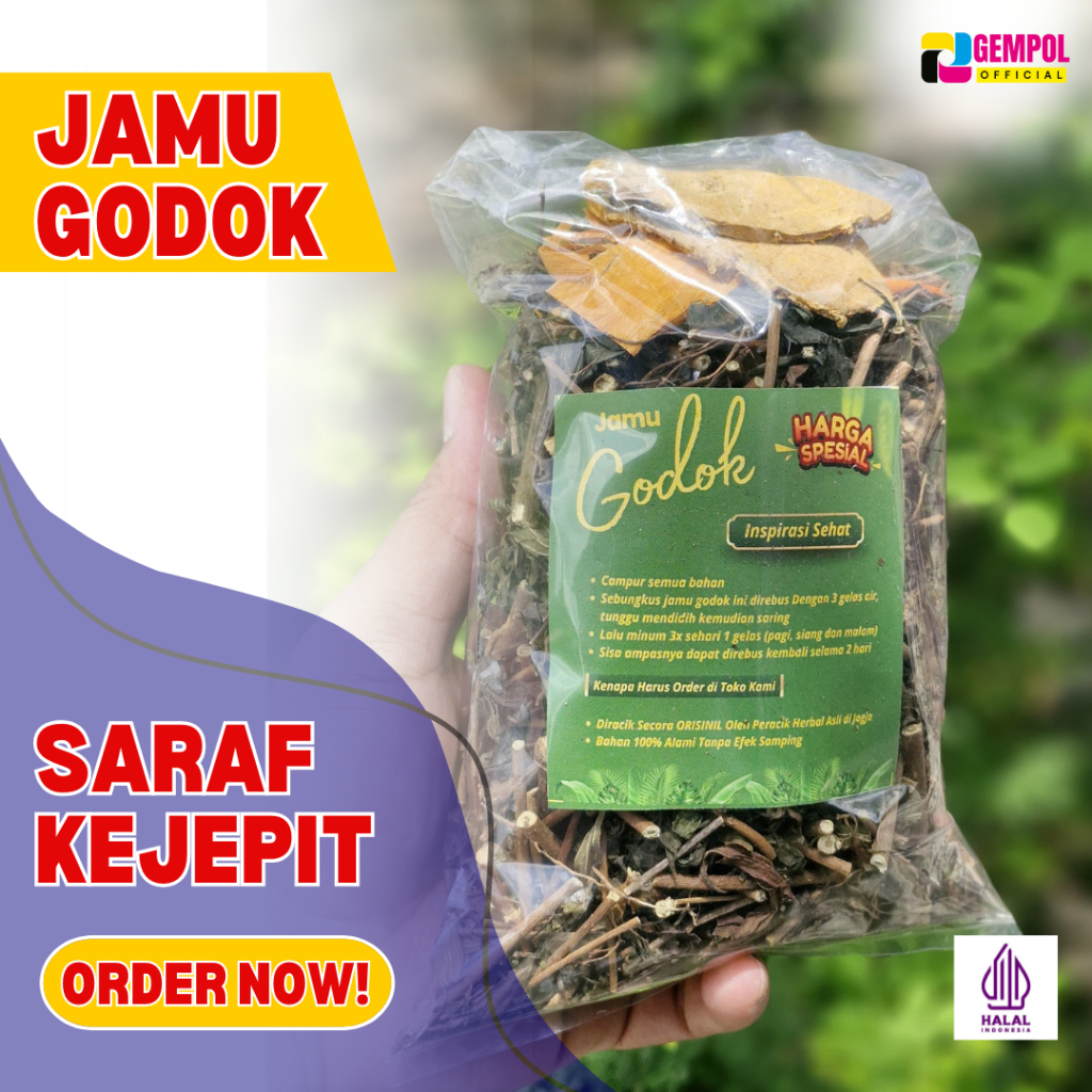 

(BAYAR DITEMPAT) JAMU GODOK SARAF KEJEPIT PALING TOP / JAMU HERBAL SARAF KEJEPIT AMPUH