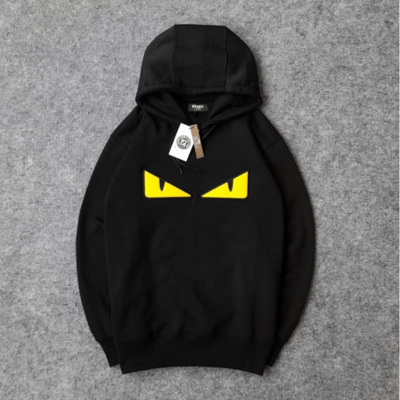 Hoodie Sweater Jaket Fendi Eyes Pria Wanita Dewasa Premium Casual Tebal