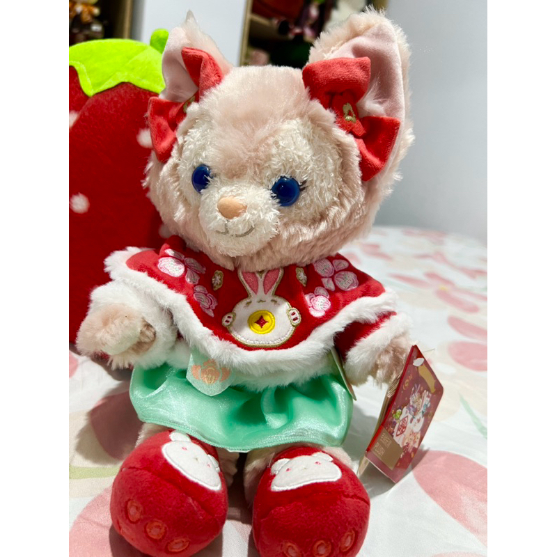Boneka Disney Resort Linabell Edisi Chinese New Year kostum merah 30 Cm