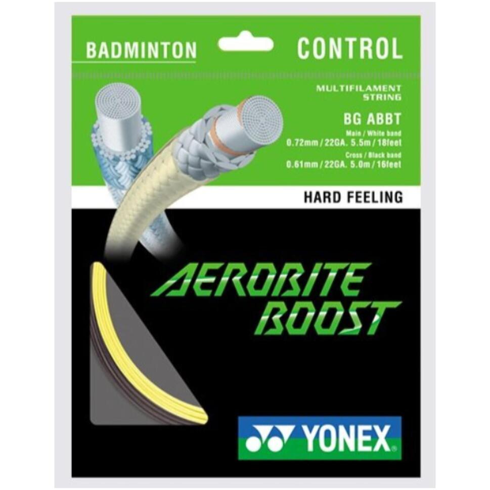 YONEX Senar Bulutangkis Aerobite Boost Pcs BGABBT Grey Yellow - 8963985