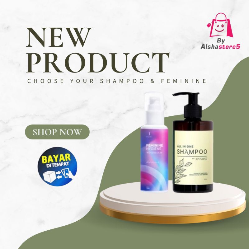 Jevarine Feminime Hygiene + Jevarine All in One Shampo Original -  Sabun Pembersih Area Kewanitaan