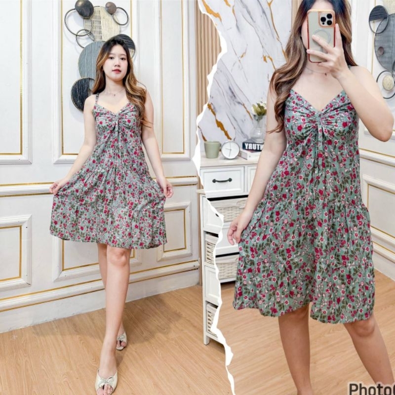 daster bali rok pendek tali pundak Denise