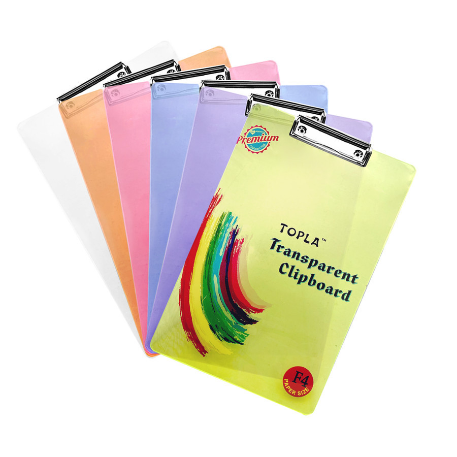 

Clipboard Topla 708 F4 Transparan ( Papan Ujian / Jalan )