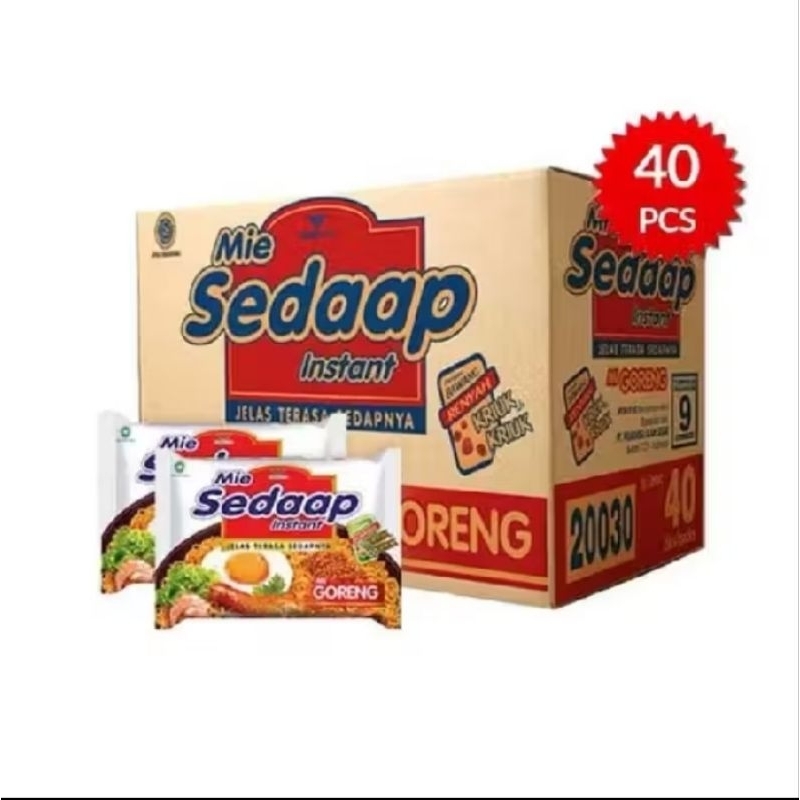 

sedaap goreng dus isi 40x90gr