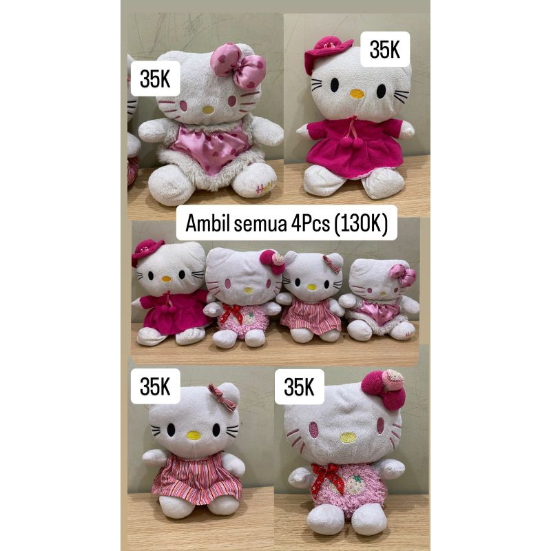 PL 4 Boneka hello kitty masih bagus