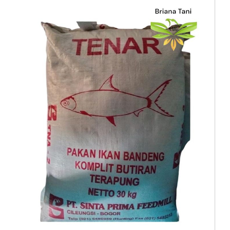 TNA -2 30KG Pakan Ikan Mas, Nila, Mujair dll (Ikan Kecil) TNA 2