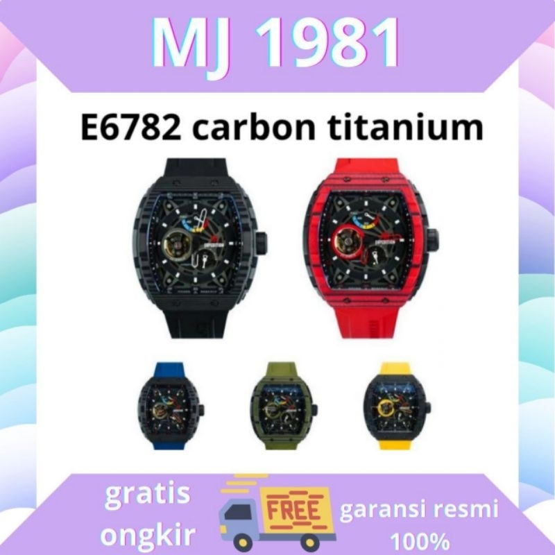 jam tangan E6782 Carbon Titanium Bekas