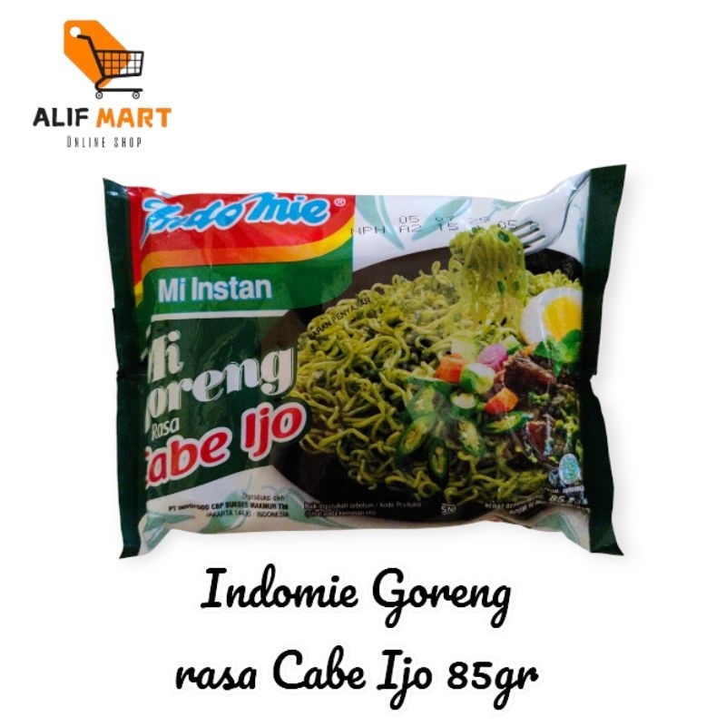 

INDOMIE GORENG RASA CABE IJO 85GR - MIE GORENG - MIE INSTAN