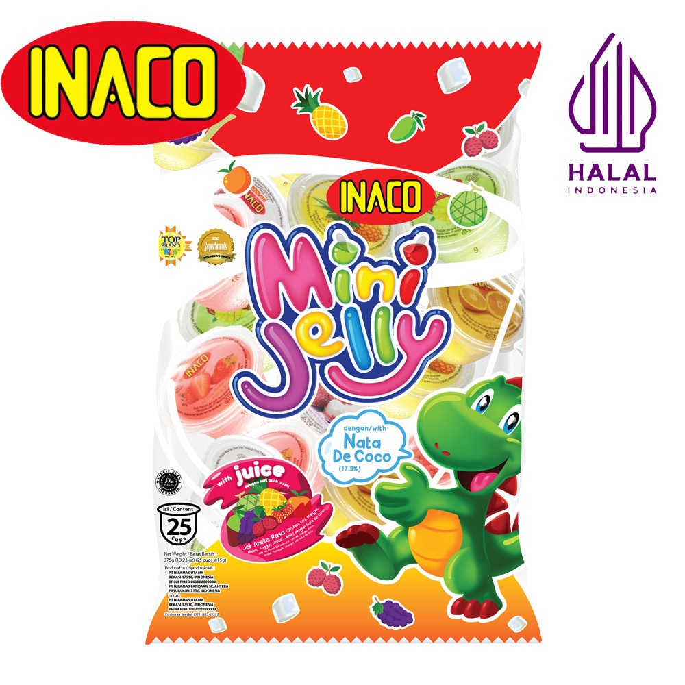 

Inaco Mini Jelly Superindo Juice Nata De Coco 25 Cup- Puding Kecil Stroberi Mangga Jeruk Apel Anggur