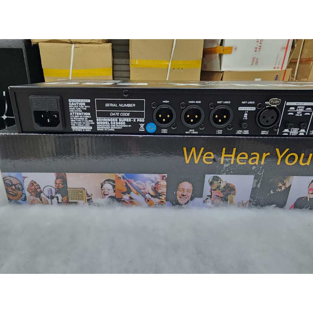Crossover Aktif behringer CX3400 / CX 3400 – CHINA