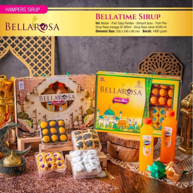 

Bellarosa Oriental Parcel Lebaran Kue kering Syrup