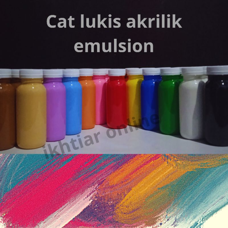 

CAT LUKIS AKRILIK WARNA WARNI 100ML