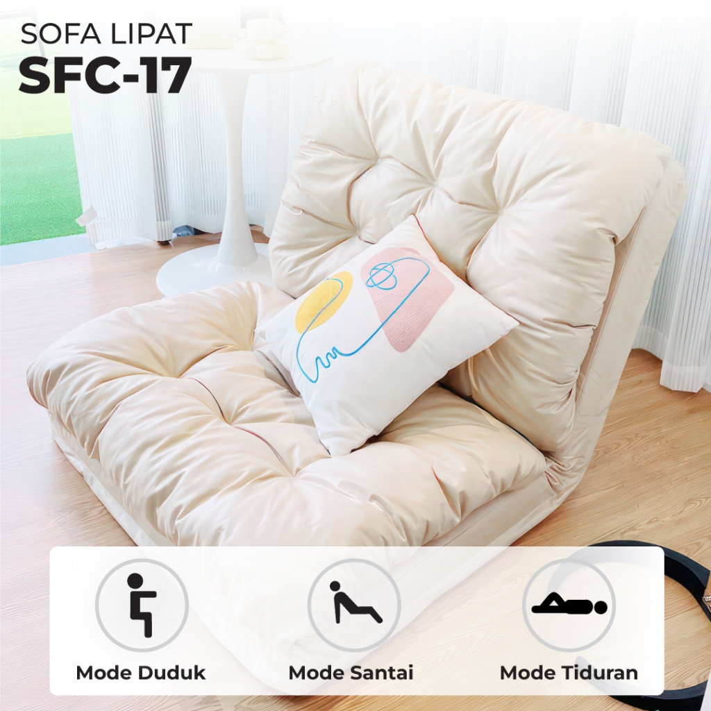 Pabrikfurniture Kursi Lipat Lesehan Sofa Lipat Tempat Tidur Sofa Lantai Lipat Sofabed Minimalis