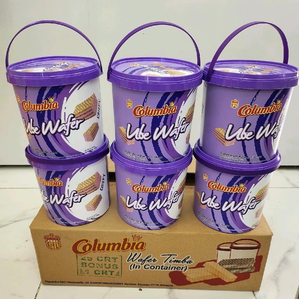 

{ Paket isi 6 } COLUMBIA WAFER ANEKA RASA KEMASAN TIMBA 250 GRAM